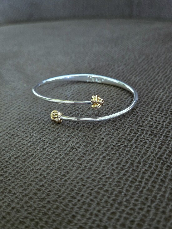 Lauren Ralph Lauren Jewelry - LAUREN Ralph Lauren Two✌️ Tone Knot Bypass Bangle Bracelet - NWT